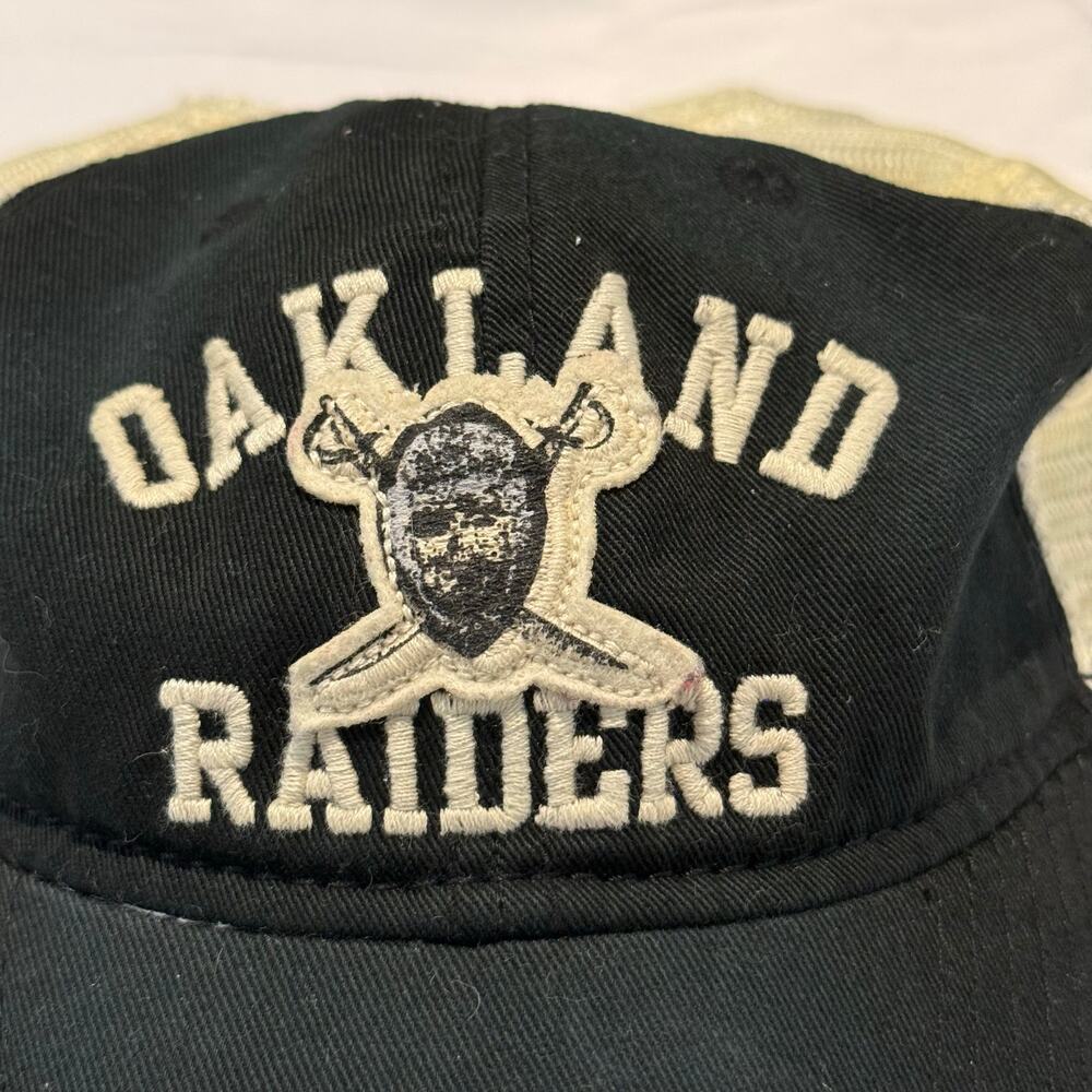 Oakland Raiders Vintage Collection Logo NFL SnapBack Hat Cap Rare NFL - Picture 2 of 7